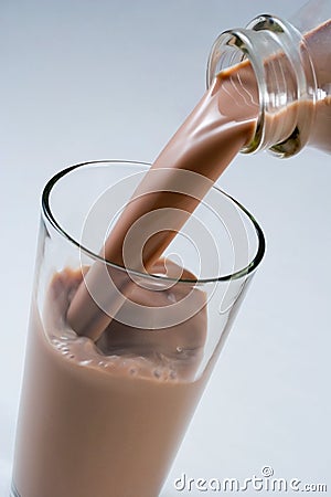 Chocolate Milk Stock Photo