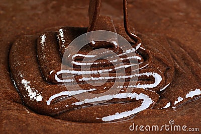 Chocolate mixture Stock Photo