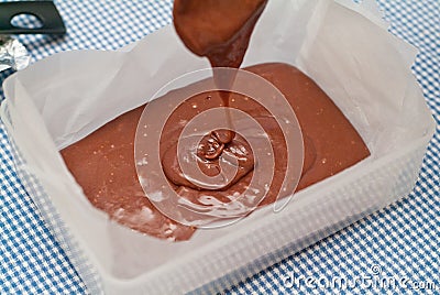 Chocolate mixture Stock Photo