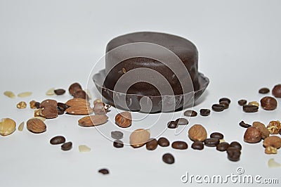 Chocolate mousse Stock Photo