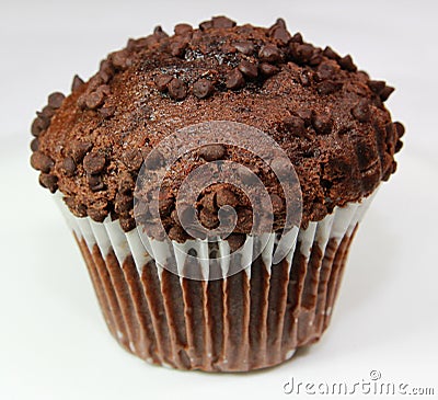 Chocolate Muffin Stock Photo