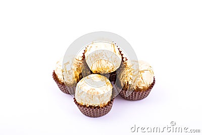 Chocolate Pack isolated Stock Photo
