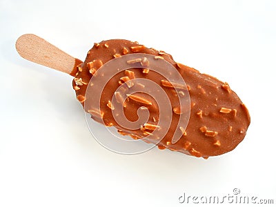 Chocolate popsicle Stock Photo
