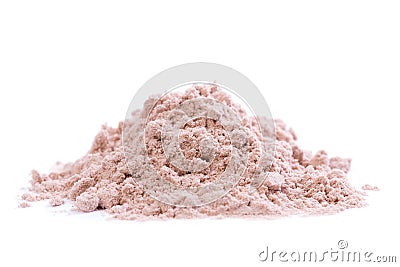 Chocolate Protein Powder with Stevia Stock Photo