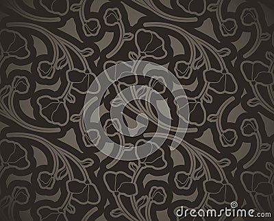 Chocolate seamless pattern Vector Illustration