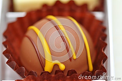 Chocolate truffle Stock Photo