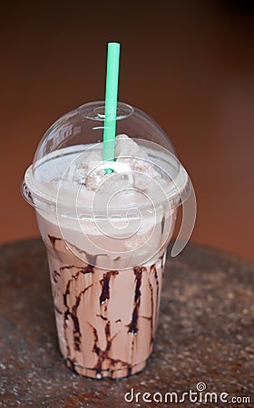 Chocolate smoothie Stock Photo