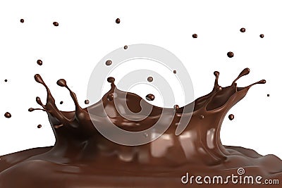 Chocolate splash Vector Illustration