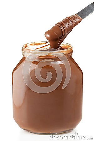 Chocolate Spread Stock Photo