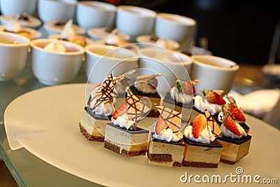 Chocolate Strawberry Cake Stock Photo