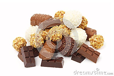 Chocolate and sweets Stock Photo