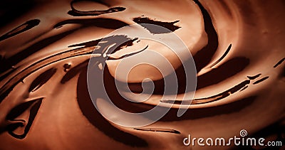 Chocolate swirl Stock Photo