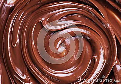 Chocolate Swirl Stock Photo