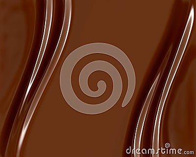 Chocolate Swirls Stock Photo