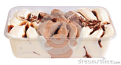 Icecream. Isolated Stock Photo