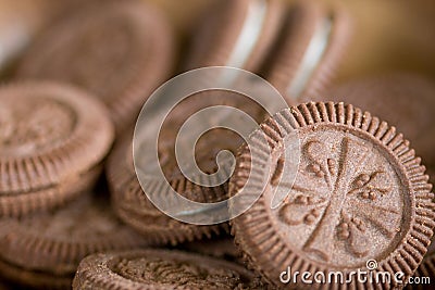 Chocoloate cookies Stock Photo