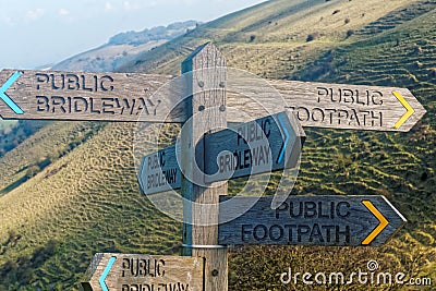 Choice of Paths Stock Photo