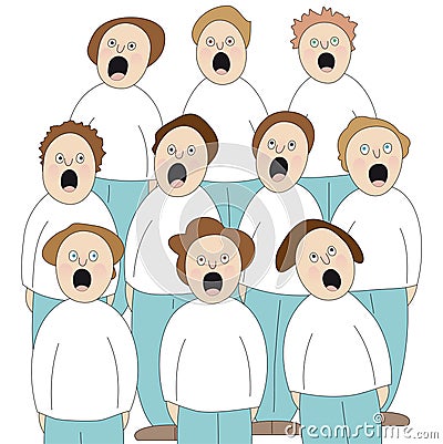 Choir Vector Illustration