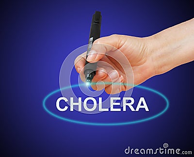 Cholera disease Stock Photo