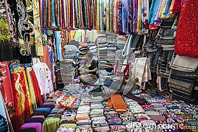 Cholon market in Ho Chi Minh in Vietnam Editorial Stock Photo