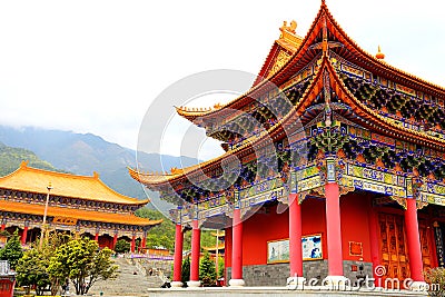 The Chong Sheng Temple located in the ancient city of Dali, Yunnan,China Stock Photo