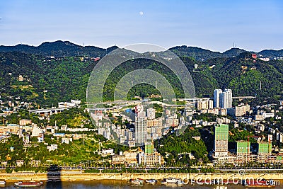 Chongqing - Mountain City Editorial Stock Photo