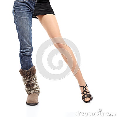 https://thumbs.dreamstime.com/x/choosing-clothing-concept-casual-elegant-woman-model-legs-isolated-white-background-36334716.jpg