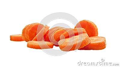 Chopped Carrot Stock Photo