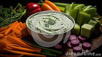 chopped chive green onion Cartoon Illustration