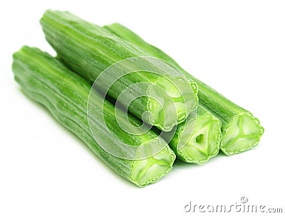 Chopped Moringa Oleifera or sonjna Stock Photo