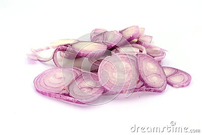 Chopped Shallots, Shallots are Thai food and Thai herbs. are food that nourishes blood.Shallots are foods that help fight free Stock Photo