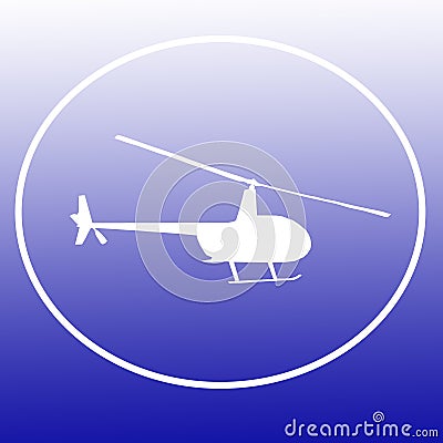 Chopper Helicopter Logo Banner Background Image Stock Photo