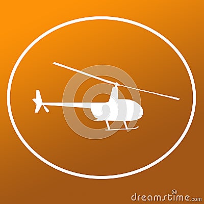Chopper Helicopter Logo Banner Background Image Stock Photo