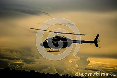 Chopper Maneuver style Stock Photo
