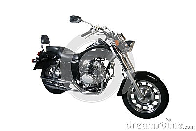 Chopper motorcycle Stock Photo