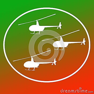 Choppers Helicopters Logo Banner Background Image Stock Photo