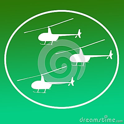 Choppers Helicopters Logo Banner Background Image Stock Photo