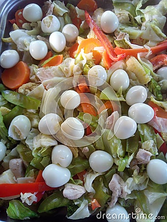 Chopsuey Veggies Stock Photo