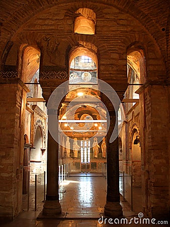 Chora church in Istanbul Stock Photo