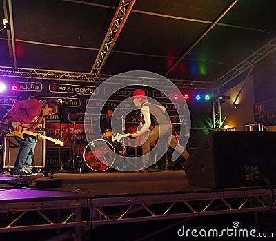 Chorley Christmas lights switch on Editorial Stock Photo
