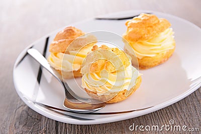 Choux pastry Stock Photo