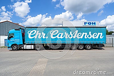 Chr. Carstensen truck Editorial Stock Photo