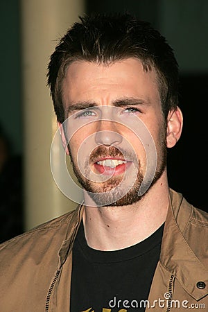 Chris Evans Editorial Stock Photo