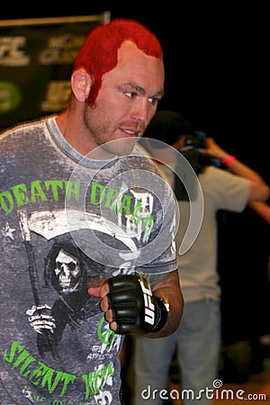 Chris Leben UFC Fighter Editorial Stock Photo