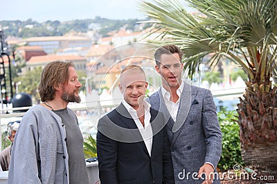 Chris Pine, Ben Foster, David Mackenzie Editorial Stock Photo