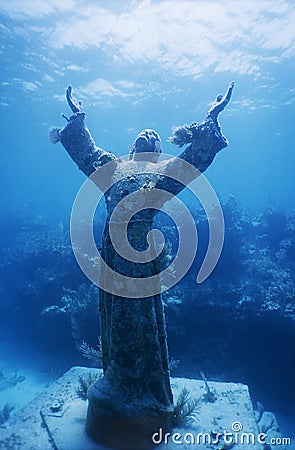 Christ of the Abyss Stock Photo