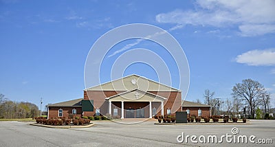 Christ Church of Brownsville, Tennessee Building Editorial Stock Photo