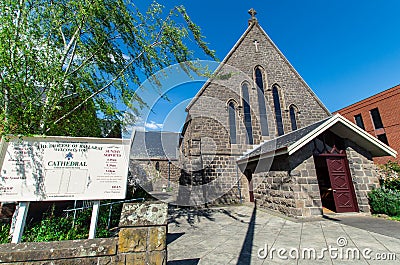 Christ Church Cathedral in Ballarat Editorial Stock Photo