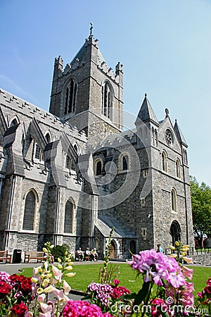 Christ Church Cathedral Dublin Stock Photo