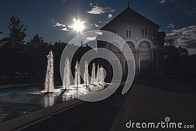 Christ church cathedral Montreal quebec Stock Photo